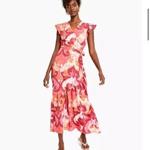 Bar111+High Low+Wrap Dress